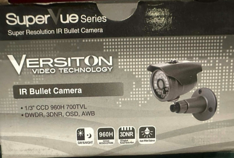 Versiton Video Technology SuperVue Series IR Bullet Security Camera 700TVL 3DNR
