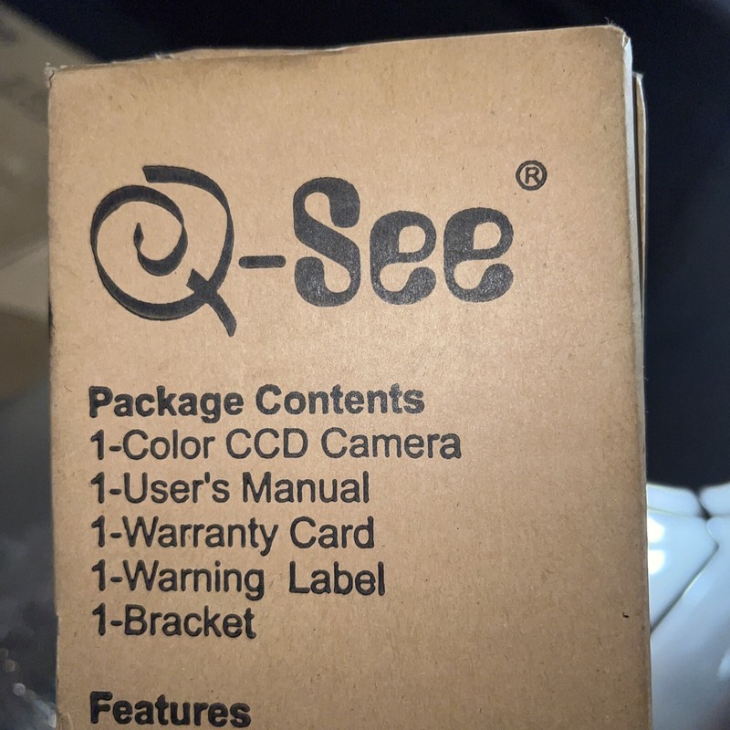q-see qsds3636w Outdoor CCD Night Vision Up To 65ft 3.6mm Lens 1/3” Sony Sensor gallery
