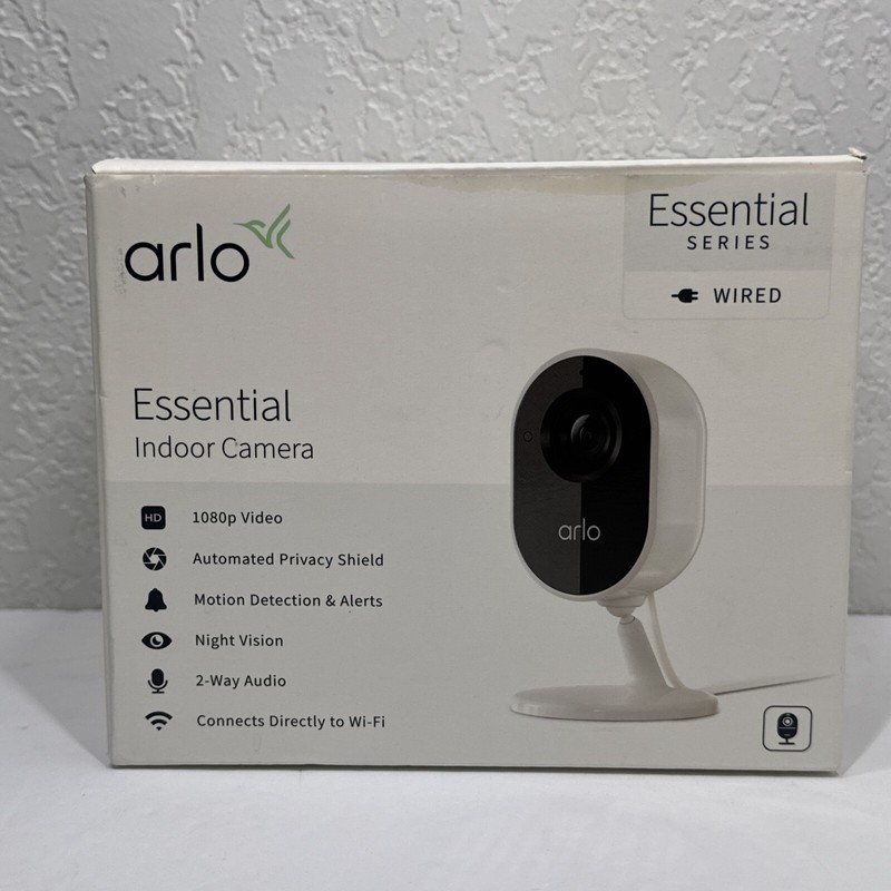 Arlo VMC2040-100NAS Essential 1080p Wired Indoor Camera – Tested Working