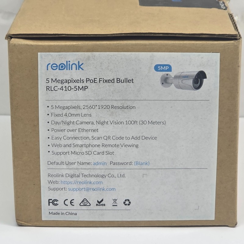 Reolink RLC-410-5MP POE IP Security Camera Outdoor Night Vision Waterproof gallery
