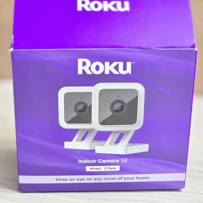 Roku CS1000P2R Smart Home Indoor Camera SE (2-Pack) Wired Security Surveillance gallery