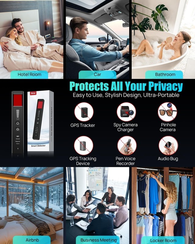 Smart Travel Bug and Camera Detector - Infrared Technology for Accurate Scans gallery