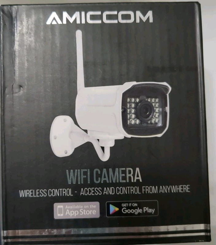 Amiccom Wifi Wireless Security Camera White