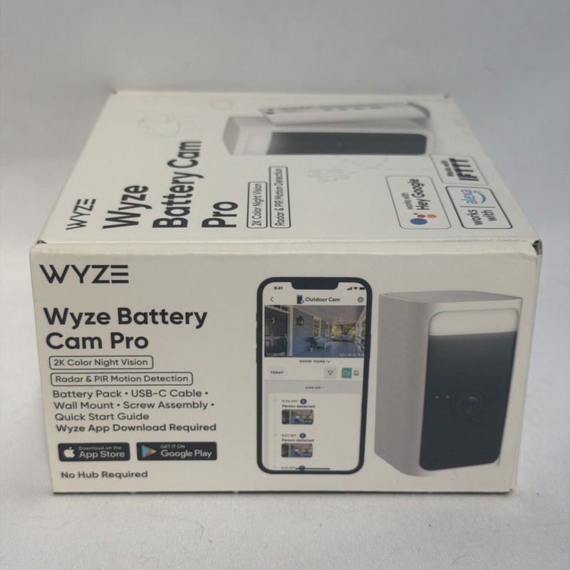 Wyze Battery Cam Pro Security Camera - White gallery