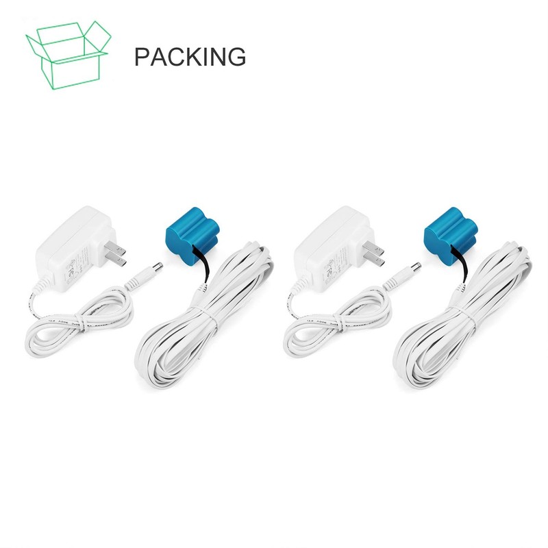 2Pack Power Adapter Compatible with Arlo (Replace CR123A), 25ft, White gallery