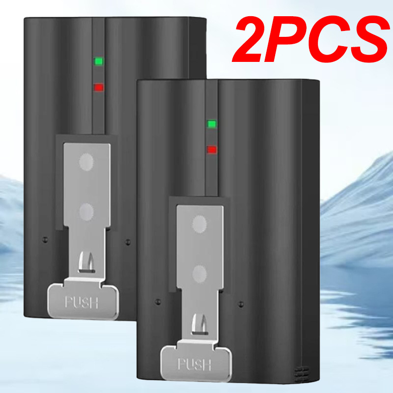 2 Packs 6040mAh Rechargeable Battery for Ring-Video Doorbell 2/3, V4 3.65V-4.2V