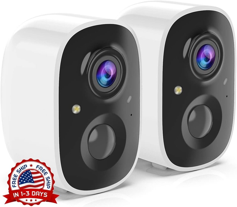 Camaras De Seguridad Para Exterior WIFI Inalambrica Con Vision Nocturna Wi-Fi 2K