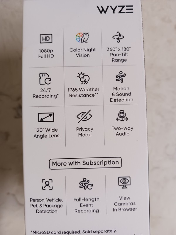 New Sealed WYZE Cam Pan V3 gallery