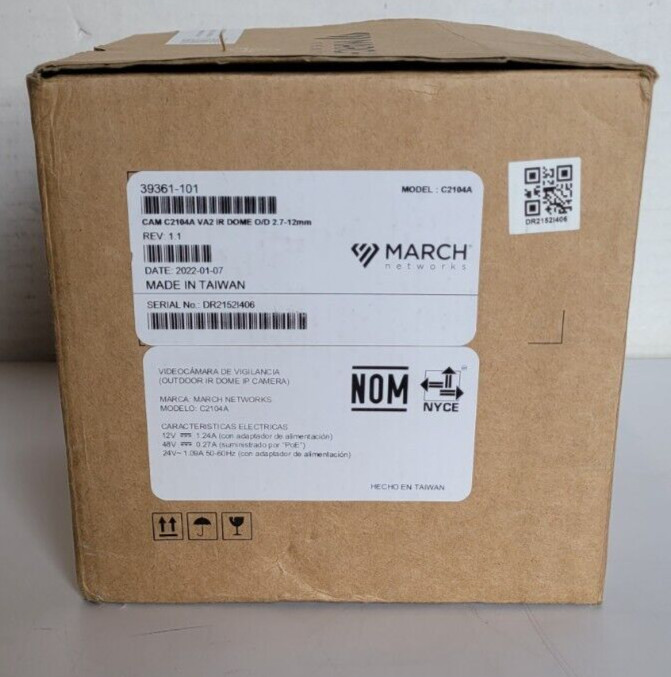 March Networks Outdoor IR Dome IP Camera C2104A gallery