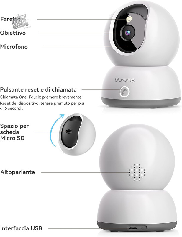 Indoor Wi-Fi Camera 4K Baby Monitor 360 AI Detection Night 5G 2.4G Ale gallery