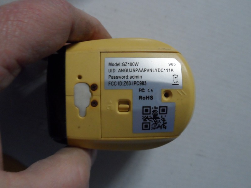 Guardzilla Indoor Outdoor Surveillance Camera GZ100W Untested Discolored gallery