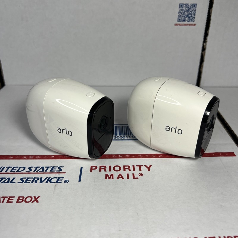 2 Netgear Arlo Pro VMC4030 Wireless Cameras ( No Battery) - SAME DAY - WARRANTY