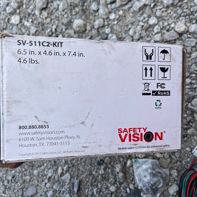 Safety Vision MONITOR SV-511-KIT, BLACK & WHITE, 5.5" PICTURE NEW + 2 Used gallery
