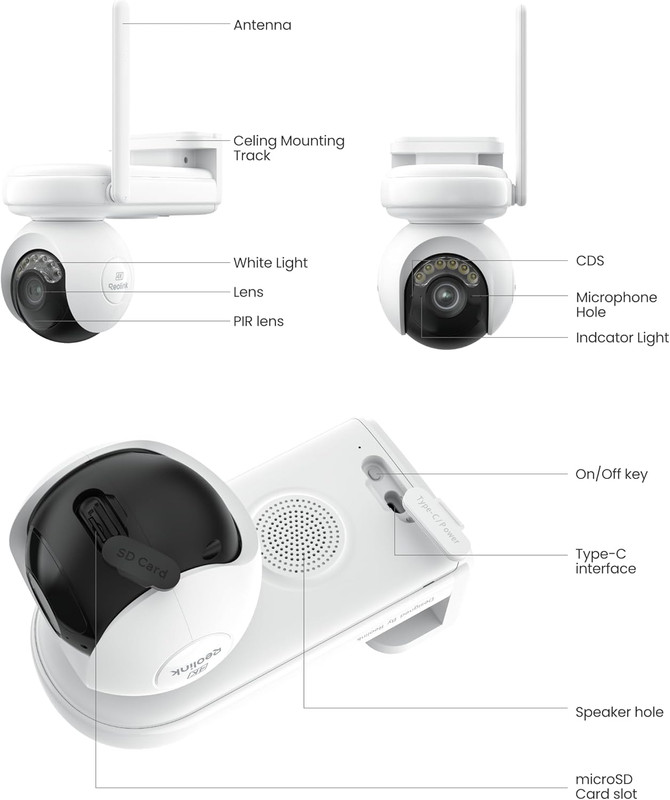 Altas PT Ultra - 4K Security Camera Outdoor, 500 Days Battery Life, Colorx Night gallery