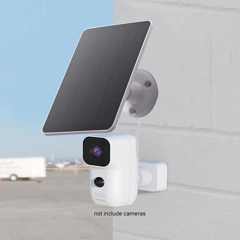 4W Universal Solar Panel for Ring Stick Up Spotlight Camera Battery 10ft Cable gallery