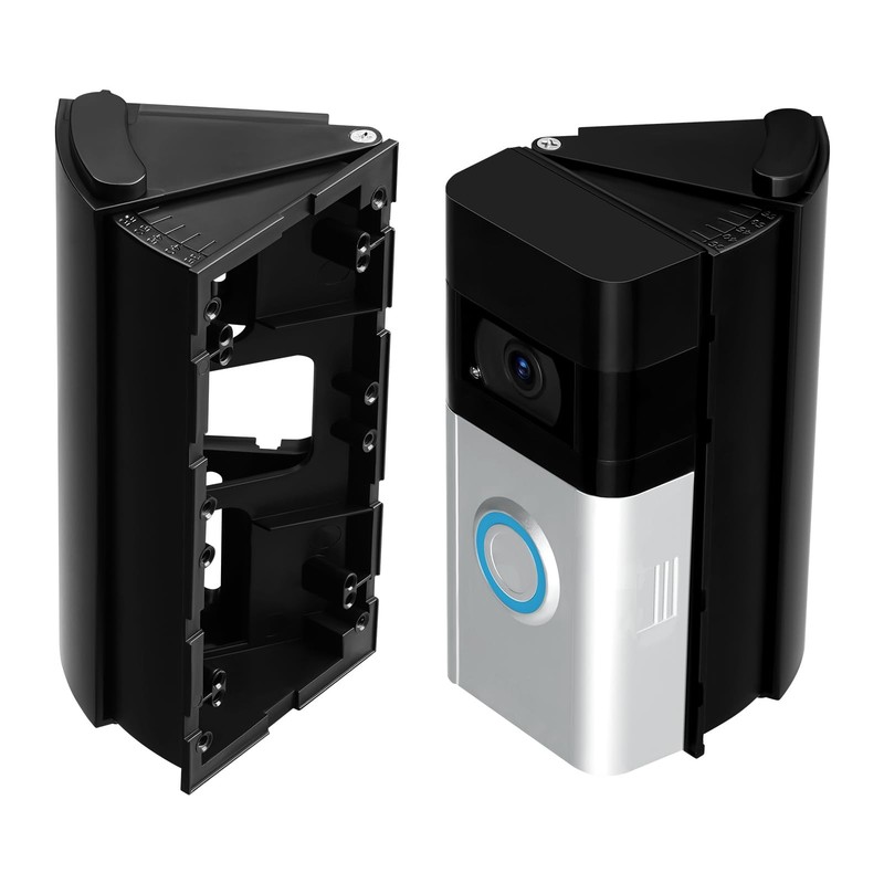 Doorbell Angle Mount，30-55° Adjustable,Compatible with Ring/Blink Video Doorb...