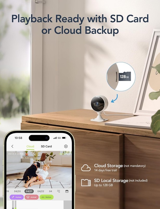 Lof of 3 GNCC GC3 Indoor WiFi Surveillance Camera 🔥New/Sealed🔥 gallery