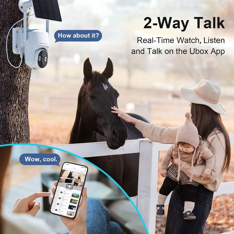 No WIFI Security Camera No Internet Needed, 4G LTE Cellular Security Camera Outd gallery