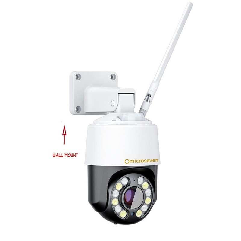 Microseven 4K PTZ 14X Duo WiFi(2.4/5GHz)+PoE Color Night 2Way Audio IP Camera gallery