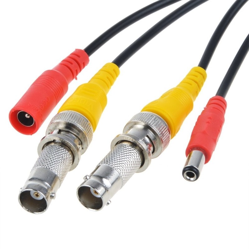 2-Pack 25ft BNC Coaxial Security Camera Cables - Weatherproof & Ready to Use gallery