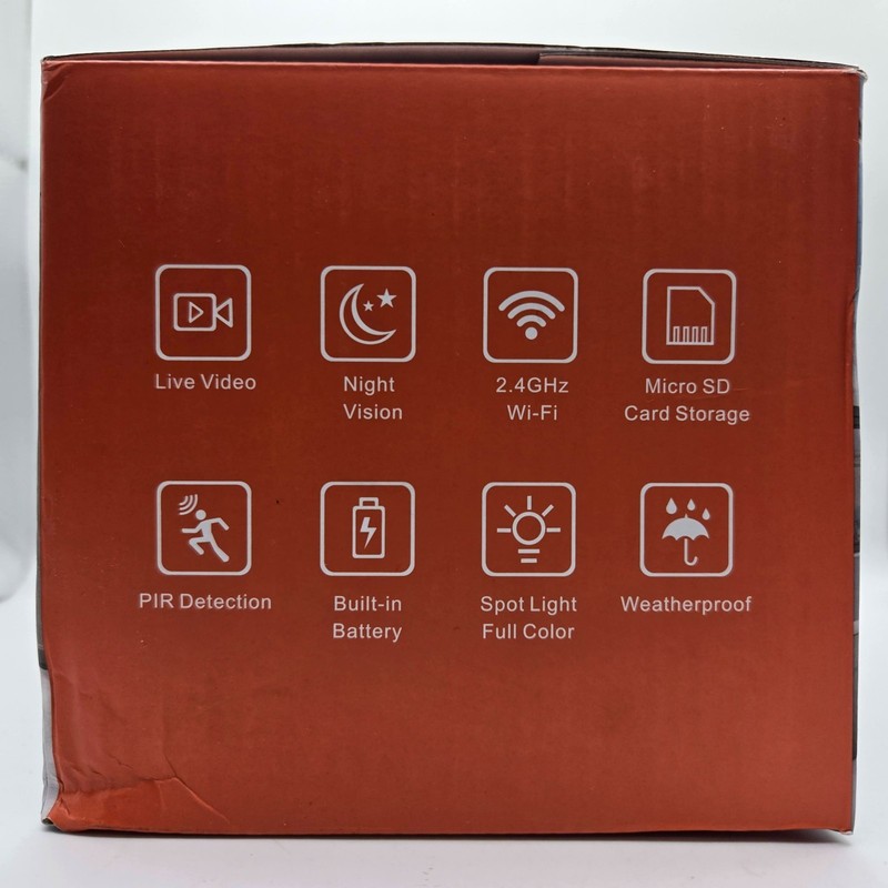 Smart Battery Camera with AI Powered Event Detection Solar Panel 2.4 GHz NEW gallery