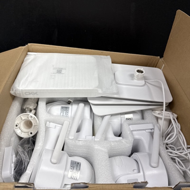 CKK Wireless Security Camera System: 4 Outdoor 5MP PTZ CamerasUSED LOOK NEW gallery