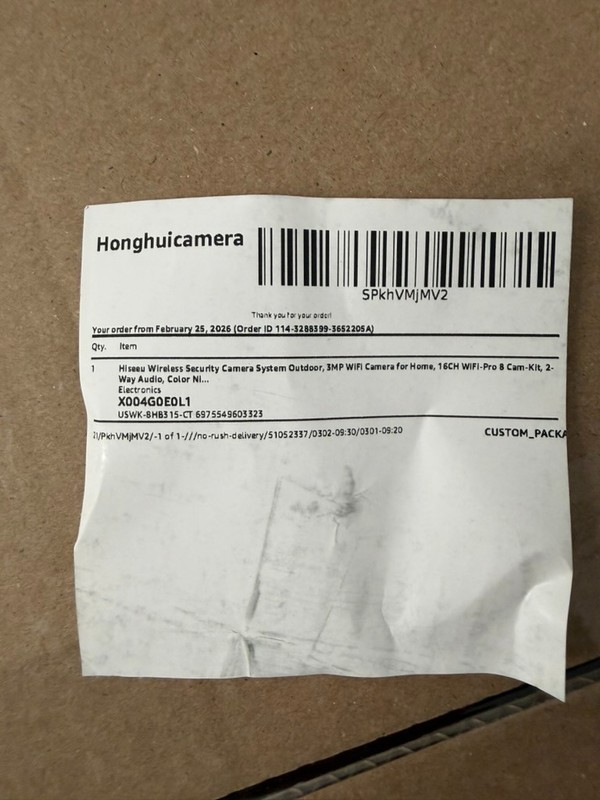 Hiseeu Wireless Security Camera System, Outdoor Solar Powered 4-Camera 1-Tb HDD gallery