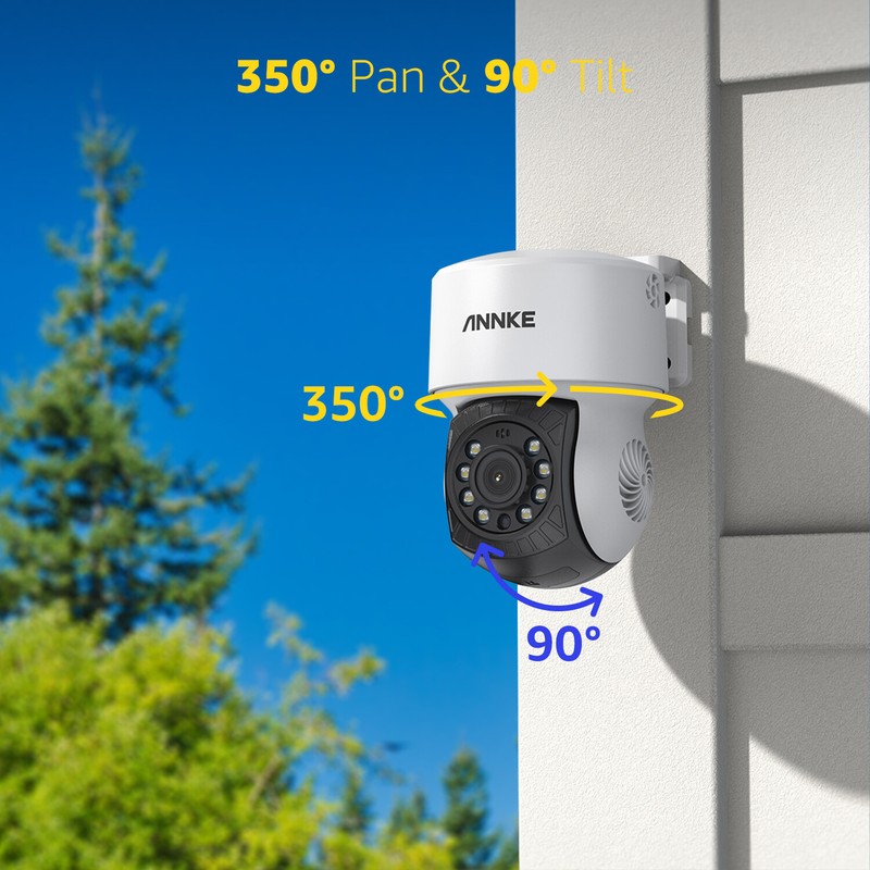 ANNKE HD 1080P Video 350° Pan&Tilt CCTV Security Camera Outdoor 2MP Night Vision gallery