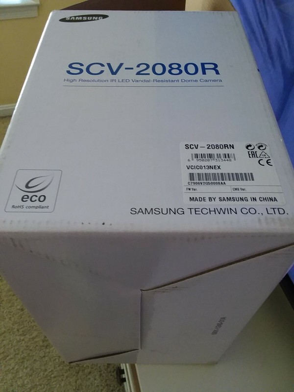 NEW SAMSUNG SCV-2080R HIGH RESOLUTION IR LED VANDAL-RESISTANT DOME CAMERA. gallery