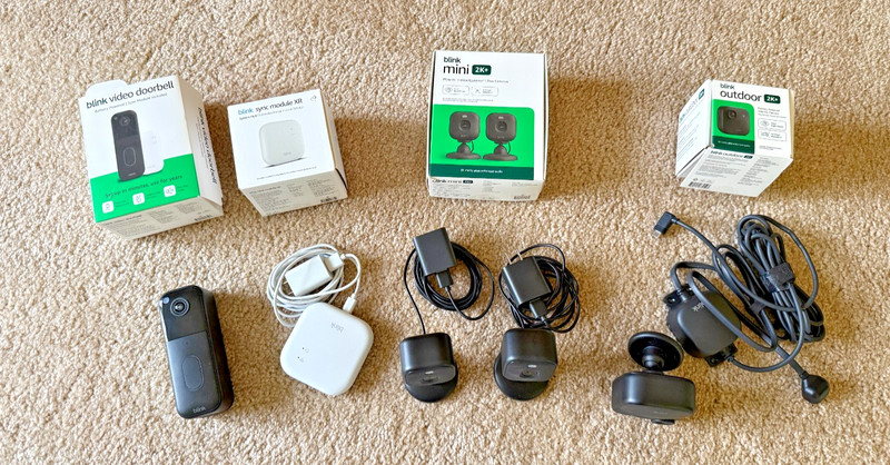Blink Indoor, Outdoor Cameras, Doorbell & Sync Module Bundle