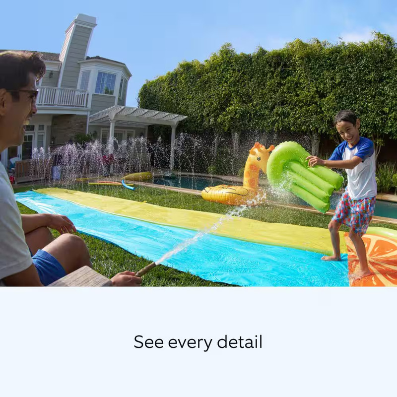 Outdoor Cam Plus, Plug-In Security Camera with 2K Video, Low-Light Sight, and Mo gallery