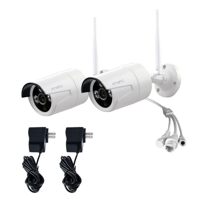WB2024-W 2K 3MP WiFi 6 Security Camera (2 Pack), 3.6mm Lens, Dual-Band 2.4G/5…