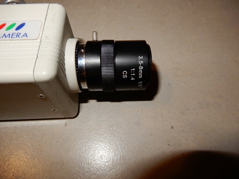 Sony AVC-551 Surveillance Security Camera w/ 3.5-8mm 1:1.4 lens gallery