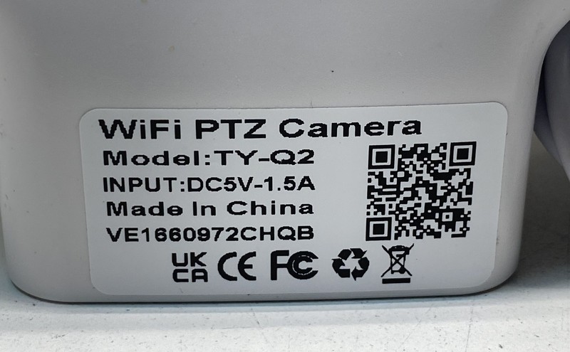 Dongguan Qingfan Technology Smart WiFi PTZ Camera TY-Q2 White gallery