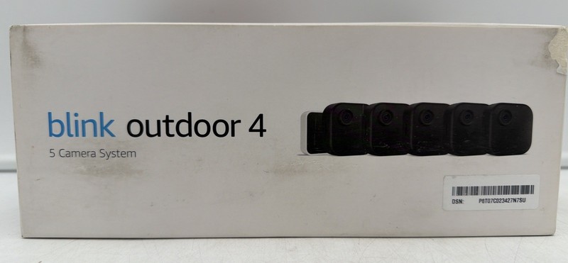 Blink Outdoor 4 Camera System Black Smart Security System, 5 Cameras, Alexa Comp gallery