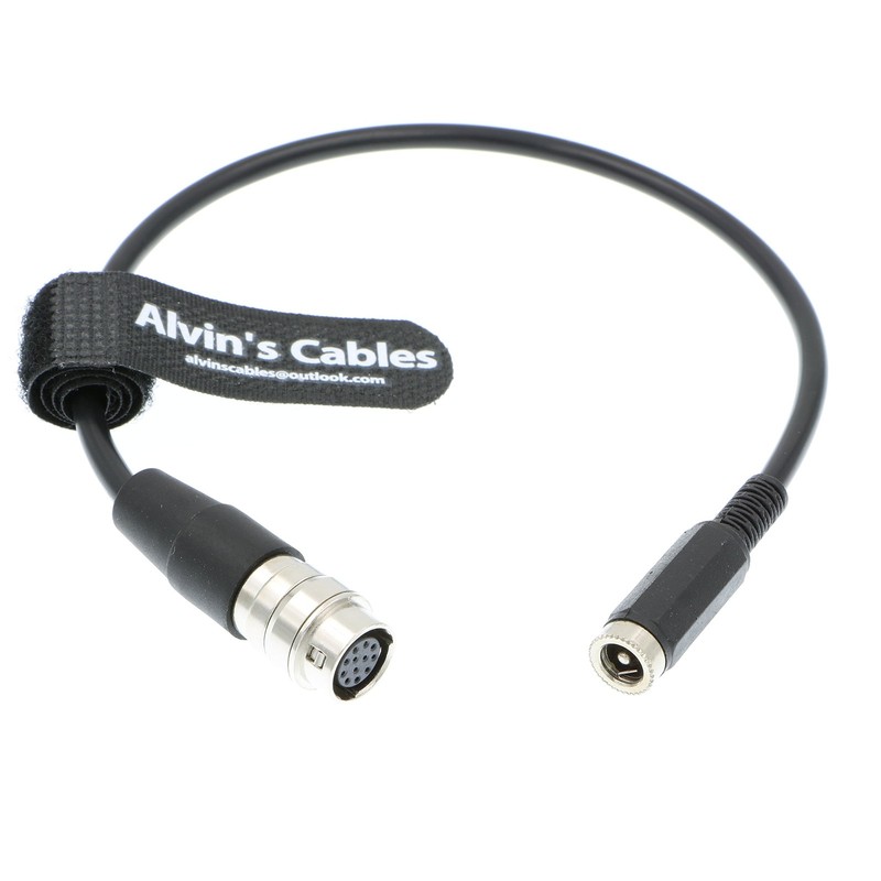 12 Pin Hirose to DC 12v Female Cable for GH4 Power B4 2/3″ Lens