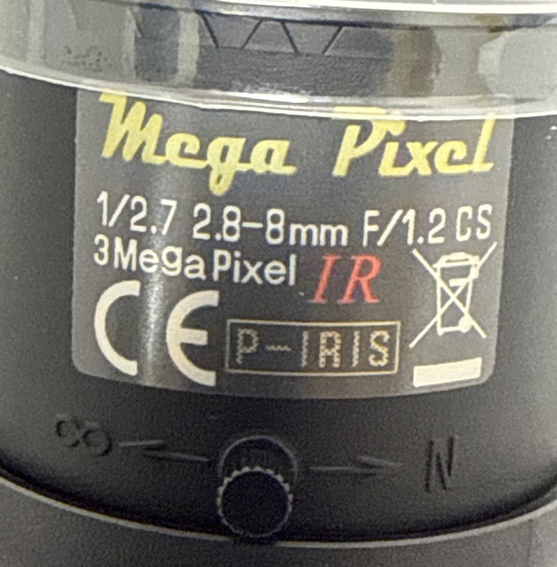 Tamron M13VP288IR 2.8-8mm F1.0 Varifocal DC Auto Iris IR CCTV Lens for Security gallery
