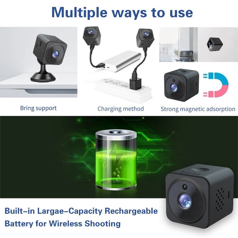 Smart 1080P HD Home Wireless Camera Night Vision 2-Way Audio Remote Viewing gallery