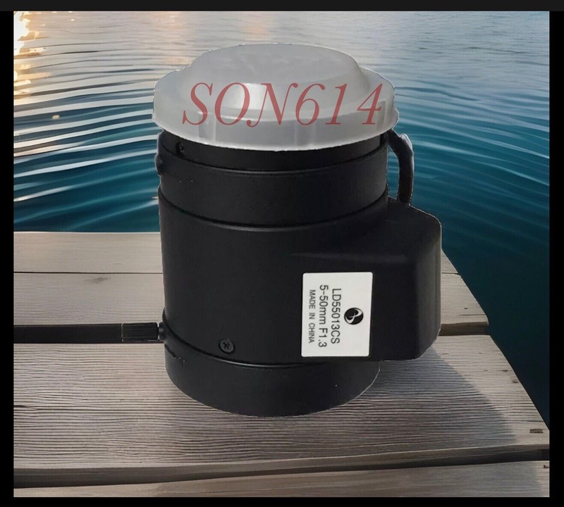 LD55013CS Varifocal Lens W/ 5-50mm F1.3 Auto Iris CS For Security Camera NEW!