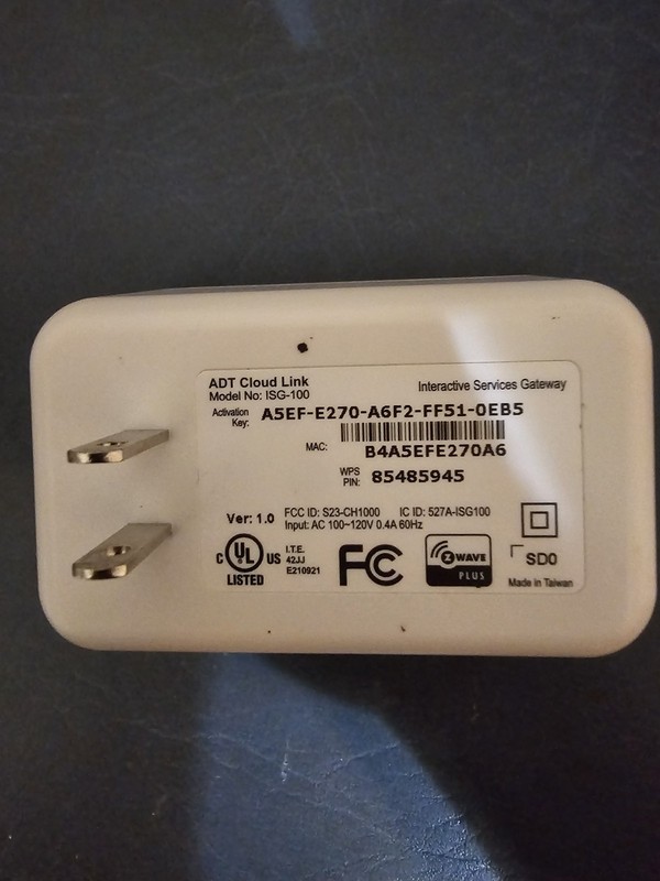 ADT Gateway Cloud Link ISG-100 Pulse Home Automation- EUC- Plug In Cloud Link-FS gallery
