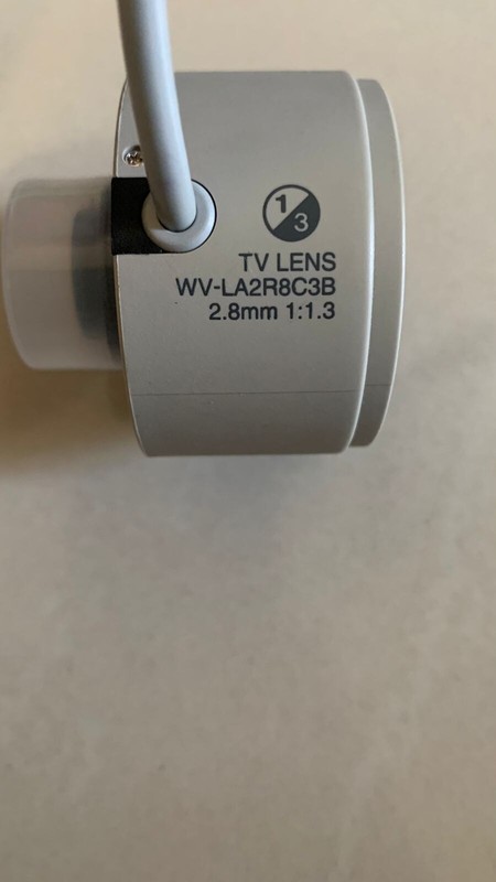 Panasonic WV-LA2R8C3B TV Lens 2.8mm 1:1.3