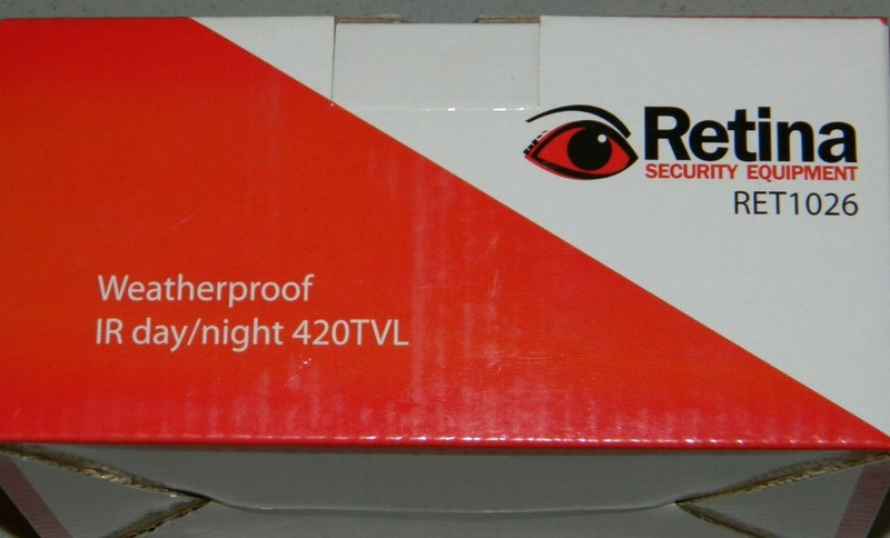 RETINA WEATHERPROOF OUTDOOR DAY/NIGHT SURVEILLANCE CAMERA NEW IN BOX RET1026 gallery