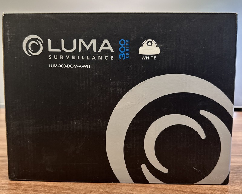 New Luma LUM-300-DOM-A-WH 300 Series Bullet Analog Camera White L622 OPEN BOX