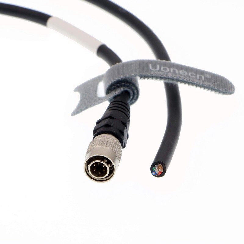 High Flex Hirose 6Pin Male Plug Power Cable Cord Fits Basler GIGE Camera 3m