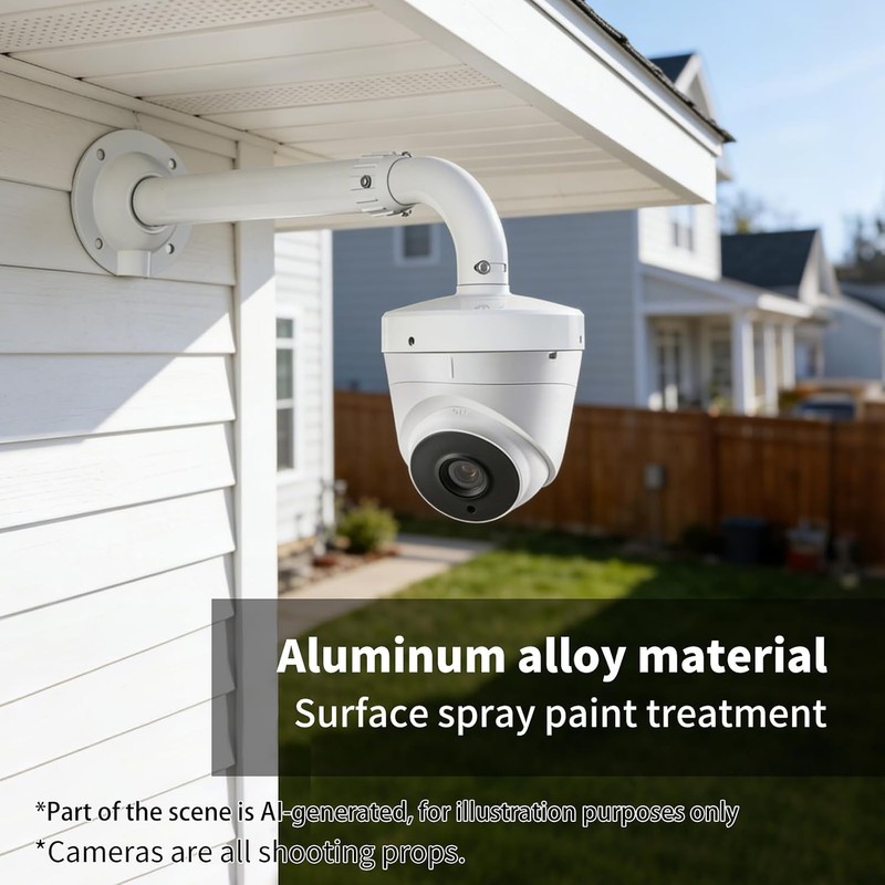 Security Camera Mount Bracket 6 inch Base Outdoor and Indoor gallery