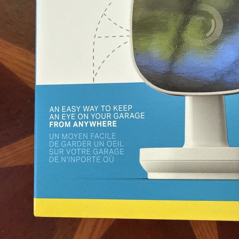 My Q SGC2WCH Smart Garage HD Camera New Sealed gallery