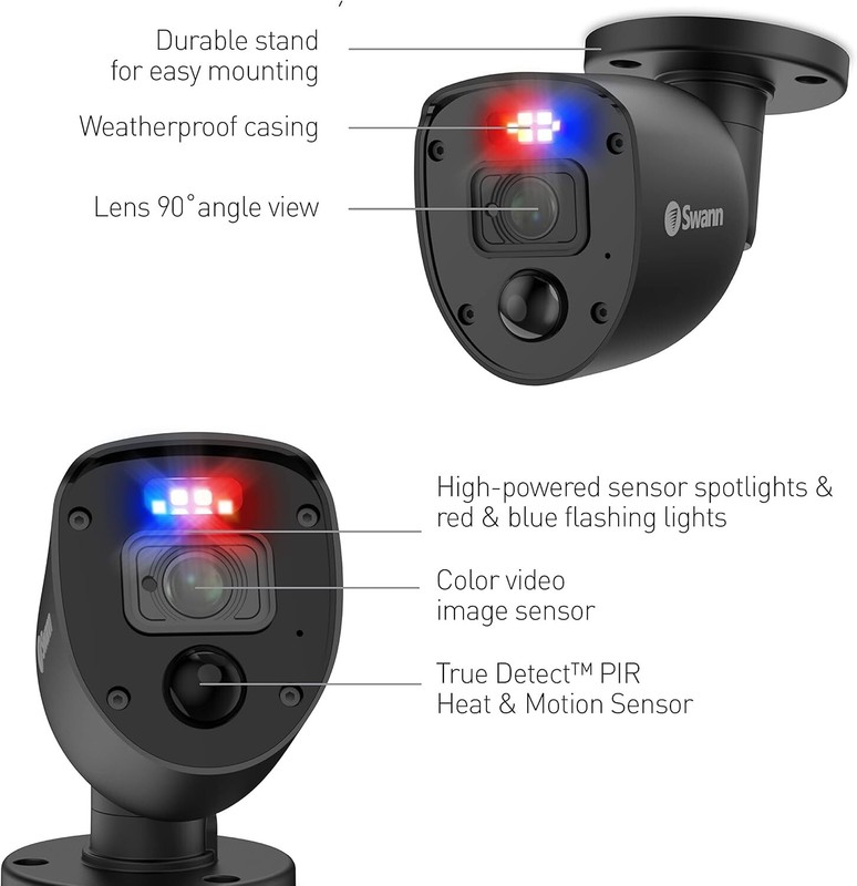 Swann Black SwannForce 1080p Full HD Add-On Security Camera gallery