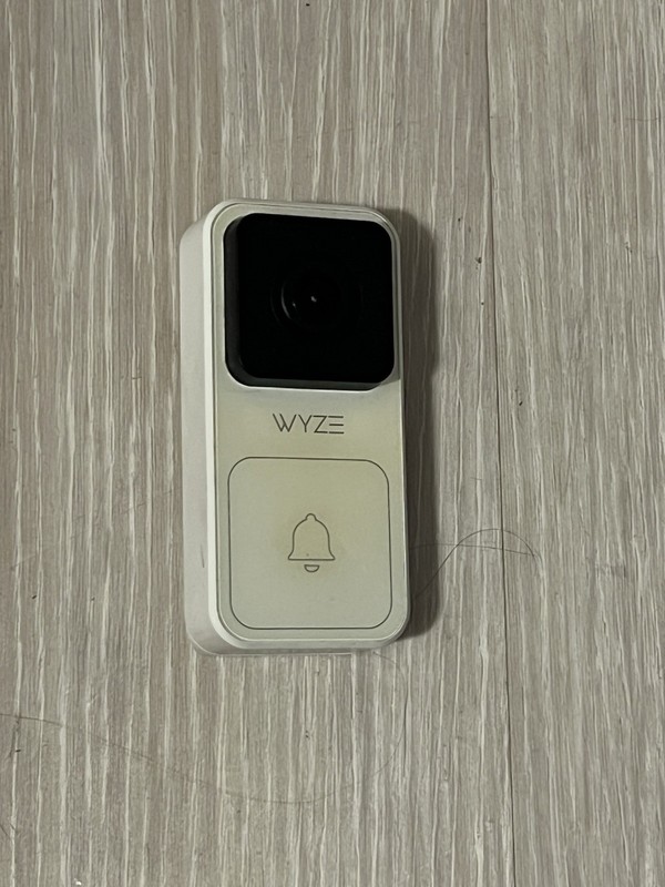 Wyze WVDB1WC1 Video Doorbell Camera White With AC Adapter And Extended Wire gallery
