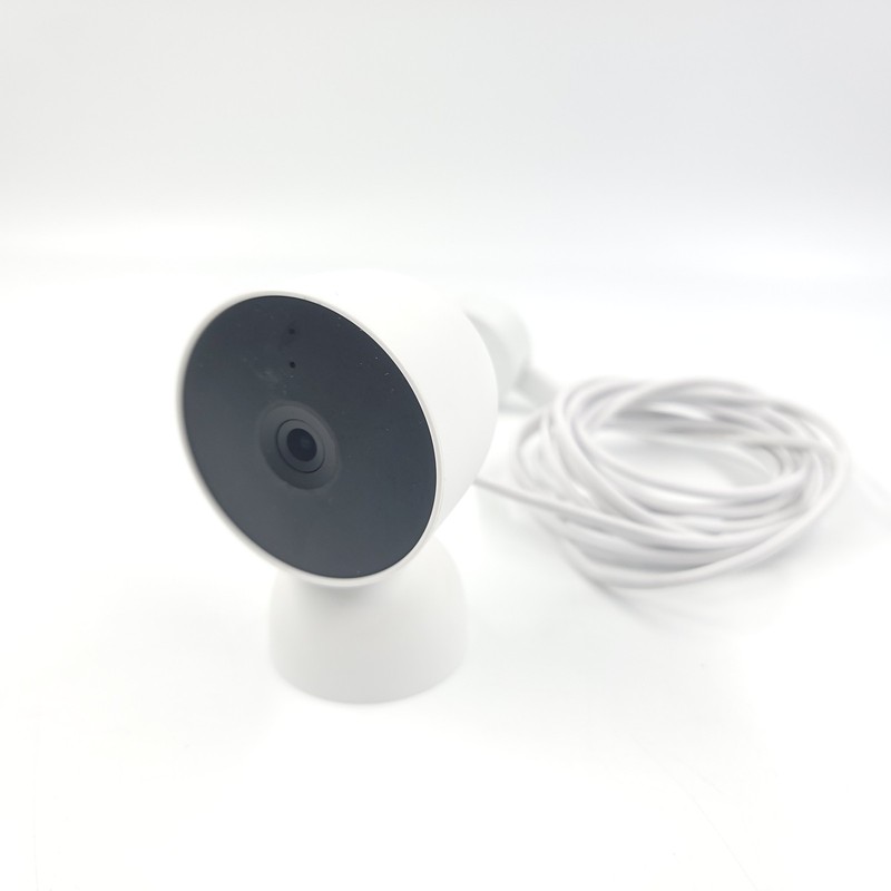 Google Nest GA01998-US Wired Indoor Security Camera – Snow w/ Mount, EXCELLENT