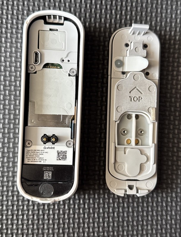 Vivint Doorbell Camera Pro Gen 2 VS-DBC350-WHT Smart Video Doorbell gallery